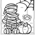 Halloween Math Color By Number Addition Halloween Arbeitsbl tter