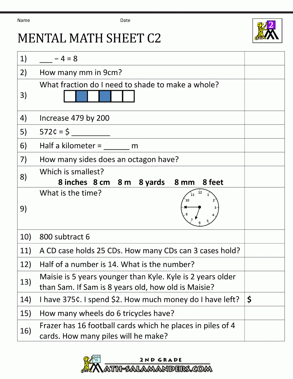 Mental Math Warm Ups 6th Grade By Math Central Tpt Mental Math 5th Mental Math Warm Ups 6th Grade By Math Central Tpt Mental Math 5th