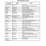 Orange County Public Schools OCPS Calendar 2022 2023