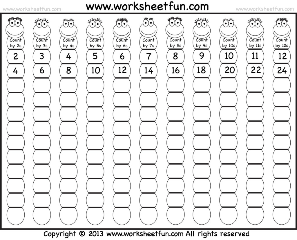 Skip Counting Worksheets For Second Grade Kamberlawgroup