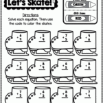 Winter NO PREP Math Printables First Grade Math Winter Math
