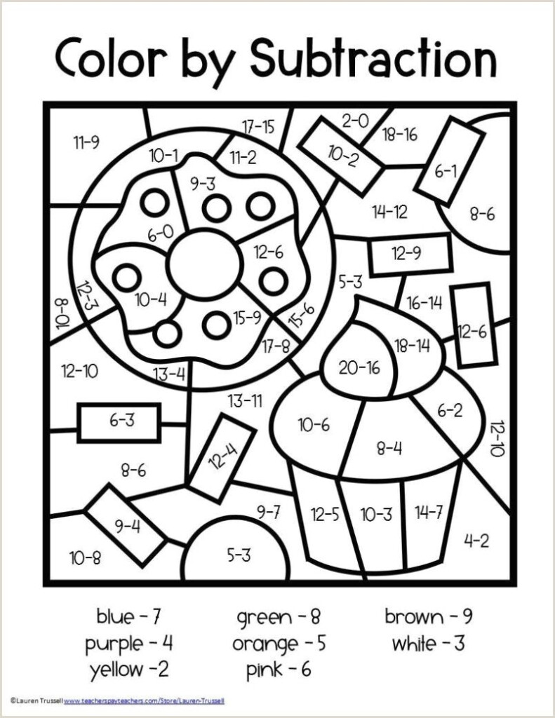 Color By Number Worksheets Second Grade Type Of Resume And Sample 