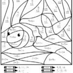 Coloring Math Worksheets For 2nd Grade Worksheets Master