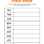 Math Expanded Form Worksheets For Grade 2 Kidpid