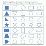 Shape Basics Congruent Shapes Worksheets 99Worksheets