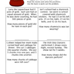 St Patrick s Day Math Worksheet Have Fun Teaching