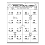 2nd Grade Math Worksheets 3 Digit Addition Without Regrouping