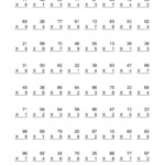 Grade 6 Math Worksheet Decimals Multiplying Decimals In 12 6th Grade