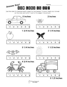 Measuring To The Nearest 1 2 Inch Worksheet 2nd Grade Math Worksheets Measuring To The Nearest 1 2 Inch Worksheet 2nd Grade Math Worksheets