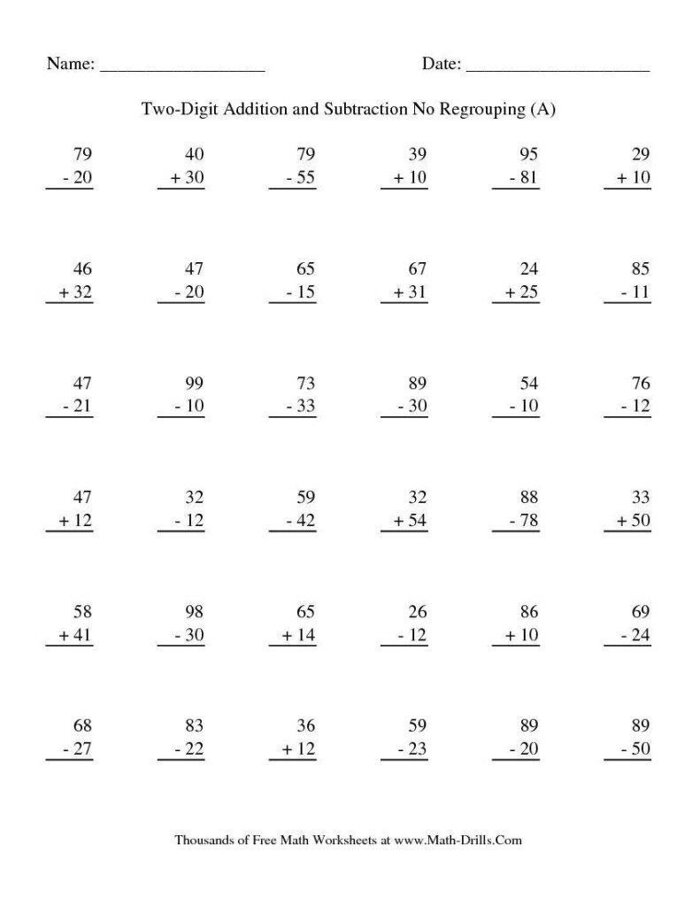 Regrouping Addition And Subtraction Worksheets Worksheet Hero